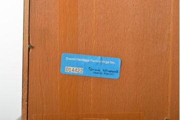 中古　美品　DREXEL HERITAGE(ドレクセルヘリテイジ)　意外とレア!　マホガニー材製ビューローブックケース(デスク、机、本棚、本箱、収納棚、在宅用、在宅ワーク)(R-056908)