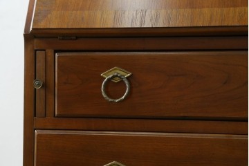 中古　美品　DREXEL HERITAGE(ドレクセルヘリテイジ)　意外とレア!　マホガニー材製ビューローブックケース　(R-056908)