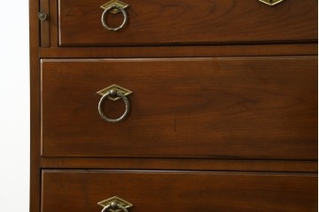 中古　美品　DREXEL HERITAGE(ドレクセルヘリテイジ)　意外とレア!　マホガニー材製ビューローブックケース　(R-056908)