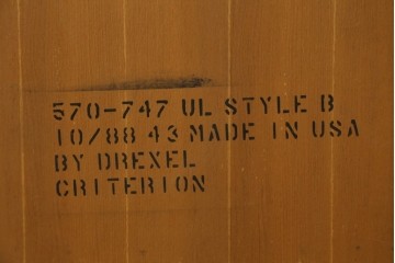 中古　美品　DREXEL HERITAGE(ドレクセルヘリテイジ)　意外とレア!　マホガニー材製ビューローブックケース　(R-056908)