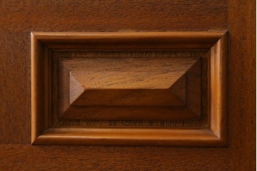 中古　ヨーロッパ高級輸入家具　上手物　ワインラックに活躍!　チーク材製のクラシカルなサーバー　(R-056928)