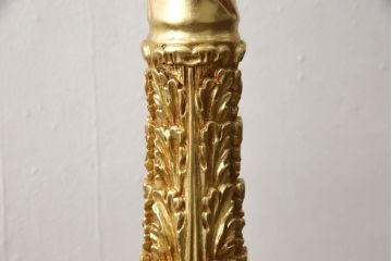 中古　美品　EURO CASA(ユーロ・カーサ)取り扱い　ゴージャスなデザイン!イタリア製の高級コートハンガー(ポールハンガー、帽子掛け、店舗什器)(定価約32万円)(R-056936)