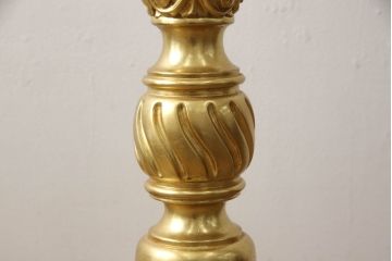 中古　美品　EURO CASA(ユーロ・カーサ)取り扱い　ゴージャスなデザイン!イタリア製の高級コートハンガー(ポールハンガー、帽子掛け、店舗什器)(定価約32万円)(R-056936)