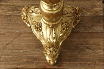 中古　美品　EURO CASA(ユーロ・カーサ)取り扱い　ゴージャスなデザイン!イタリア製の高級コートハンガー(ポールハンガー、帽子掛け、店舗什器)(定価約32万円)(R-056936)