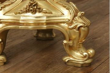 中古　美品　EURO CASA(ユーロ・カーサ)取り扱い　ゴージャスなデザイン!イタリア製の高級コートハンガー(ポールハンガー、帽子掛け、店舗什器)(定価約32万円)(R-056936)