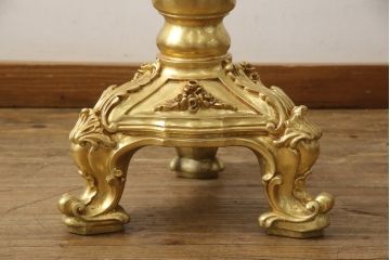 中古　美品　EURO CASA(ユーロ・カーサ)取り扱い　ゴージャスなデザイン!イタリア製の高級コートハンガー(ポールハンガー、帽子掛け、店舗什器)(定価約32万円)(R-056936)