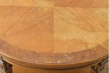 中古　DREXEL HERITAGE(ドレクセルヘリテイジ)　FRANCESCA(フランチェスカ)シリーズ　格納式天板付き!クラシカルなランプテーブル(コーヒーテーブル、サイドテーブル)(定価約30万円)(R-056938)