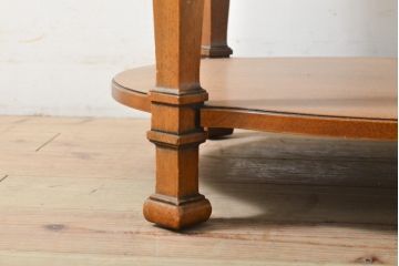 中古　DREXEL HERITAGE(ドレクセルヘリテイジ)　FRANCESCA(フランチェスカ)シリーズ　格納式天板付き!クラシカルなランプテーブル(コーヒーテーブル、サイドテーブル)(定価約30万円)(R-056938)