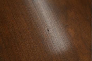 中古　ETHAN ALLEN(イーセンアーレン)　エレガントな猫脚のチェリー材製エクステンションテーブル(ダイニングテーブル、ヴィンテージ)(R-056943)