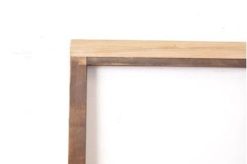 アンティーク建具　シンプルなデザイン!昭和レトロなガラス戸1枚(引き戸)(R-056986)