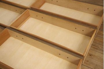 ビンテージ　永田良介商店 S型　クラシカルで上品なデザインの整理箪笥(チェスト、引き出し、タンス、ヴィンテージ)(定価約41万円)(R-056999)
