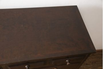 中古　北海道民芸家具　HM533　和洋のインテリアにおすすめのチェスト(タンス、整理箪笥、引き出し)(定価約25万円)(R-057000)