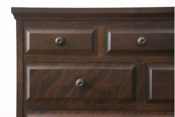 中古　北海道民芸家具　HM533　和洋のインテリアにおすすめのチェスト(タンス、整理箪笥、引き出し)(定価約25万円)(R-057000)