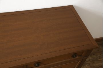 中古　美品　DREXEL HERITAGE(ドレクセルヘリテイジ)　Triune(トライユン)　ネオクラシックなマホガニー材製サイドボード(定価約70万円)(チェスト、引き出し)(R-057014)