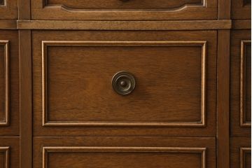 中古　美品　DREXEL HERITAGE(ドレクセルヘリテイジ)　Triune(トライユン)　ネオクラシックなマホガニー材製サイドボード(定価約70万円)(チェスト、引き出し)(R-057014)