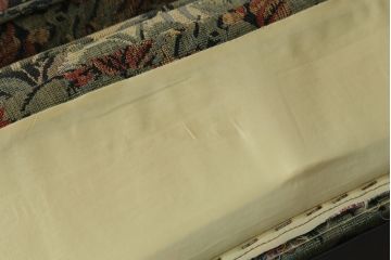 中古　美品　DREXEL HERITAGE(ドレクセルヘリテイジ)　個性の光るファブリックがステキな1人掛けソファ(一人掛けソファ、アームチェア)(R-057054)