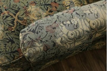 中古　美品　DREXEL HERITAGE(ドレクセルヘリテイジ)　個性の光るファブリックがステキな1人掛けソファ(一人掛けソファ、アームチェア)(R-057055)
