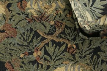 中古　美品　DREXEL HERITAGE(ドレクセルヘリテイジ)　個性の光るファブリックがステキな1人掛けソファ(一人掛けソファ、アームチェア)(R-057055)