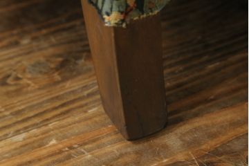 中古　美品　DREXEL HERITAGE(ドレクセルヘリテイジ)　個性の光るファブリックがステキな1人掛けソファ(一人掛けソファ、アームチェア)(R-057055)