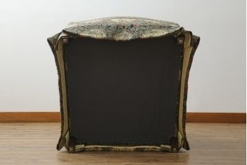 中古　美品　DREXEL HERITAGE(ドレクセルヘリテイジ)　個性の光るファブリックがステキな1人掛けソファ(一人掛けソファ、アームチェア)(R-057055)