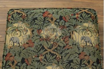 中古　美品　DREXEL HERITAGE(ドレクセルヘリテイジ)　個性の光るファブリックがステキな1人掛けソファ(一人掛けソファ、アームチェア)(R-057055)