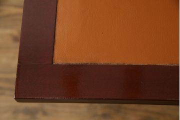 フランスビンテージ　GREAT PACIFIC　埋め込み取っ手やレザーなど凝ったつくりが魅力のライティングビューロー(サイドキャビネット、サイドチェスト、ヴィンテージ)(R-057064)