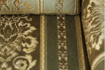 中古　DREXEL HERITAGE(ドレクセルヘリテイジ)　 Upholstery(アップホルスタリー)　クラシカルな佇まいの1人掛けソファ(アームチェア、一人掛け、1P)(R-057071)