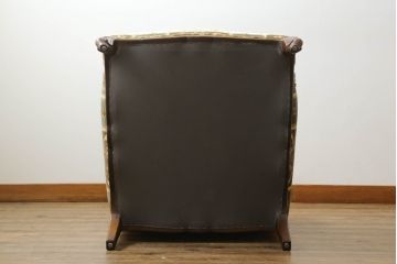 中古　DREXEL HERITAGE(ドレクセルヘリテイジ)　 Upholstery(アップホルスタリー)　クラシカルな佇まいの1人掛けソファ(アームチェア、一人掛け、1P)(R-057071)