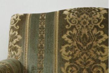 中古　DREXEL HERITAGE(ドレクセルヘリテイジ)　 Upholstery(アップホルスタリー)　クラシカルな佇まいの1人掛けソファ(アームチェア、一人掛け、1P)(R-057072)