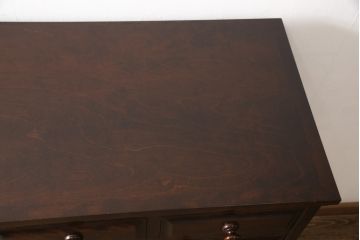 中古　北海道民芸家具　HM533　和洋のインテリアに合わせやすいチェスト(タンス、整理箪笥、引き出し)(定価約25万円)(R-057078)