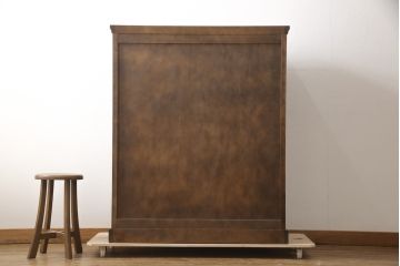 中古　北海道民芸家具　HM533　和洋のインテリアに合わせやすいチェスト(タンス、整理箪笥、引き出し)(定価約25万円)(R-057078)