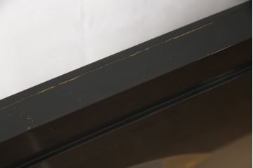 ビンテージ　輪島塗り　美しい扇の蒔絵が印象的な衝立て(仕切り、パーテーション、つい立て、ヴィンテージ)(R-057091)