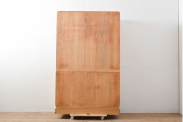 中古　国産　職人手作り　細部までこだわって作られた高級総桐箪笥(胴厚・四方丸)(桐たんす、整理タンス、衣装箪笥、バラ売り可能)(R-057093)