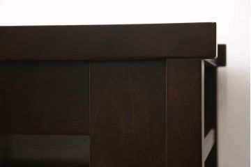 中古　美品　星野民藝(星野民芸)　どっしりとした佇まいと個性的な木目が魅力的なサイドボード(キャビネット、収納棚、戸棚)(R-057110)