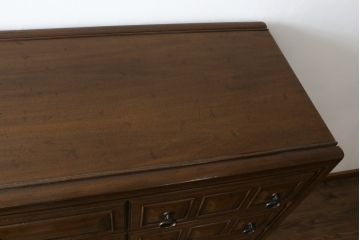アメリカビンテージ　DREXEL HERITAGE(ドレクセルヘリテイジ)　凝ったデザイン!整理整頓しやすい大振りなチェスト(キャビネット、引き出し、戸棚、ヴィンテージ)(R-057126)