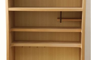 中古　美品　明るい木肌が美しい和モダンな置き水屋(茶水屋、水屋箪笥、収納棚、タンス、和たんす)(R-057128)