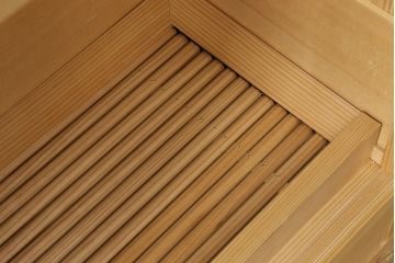 中古　美品　明るい木肌が美しい和モダンな置き水屋(茶水屋、水屋箪笥、収納棚、タンス、和たんす)(R-057128)