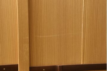 中古　美品　明るい木肌が美しい和モダンな置き水屋(茶水屋、水屋箪笥、収納棚、タンス、和たんす)(R-057128)