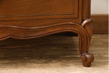 中古　DREXEL HERITAGE(ドレクセルヘリテイジ)　Touraine(ツーレイン)シリーズ　上品な佇まいのランジェリーチェスト(引き出し、サイドチェスト)(R-057136)
