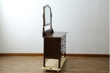 イギリスアンティーク　オーク材　ドレッシングチェスト　(R-057138)