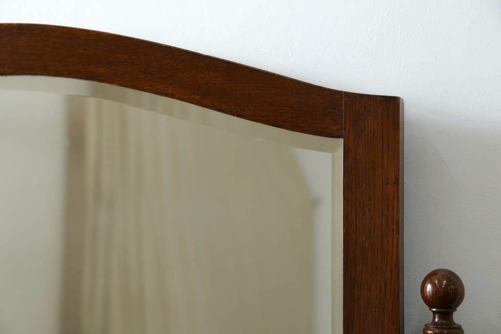 イギリスアンティーク　オーク材　ドレッシングチェスト　(R-057138)