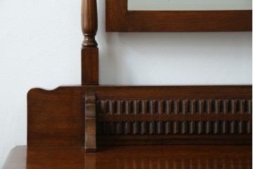 イギリスアンティーク　オーク材　ドレッシングチェスト　(R-057138)