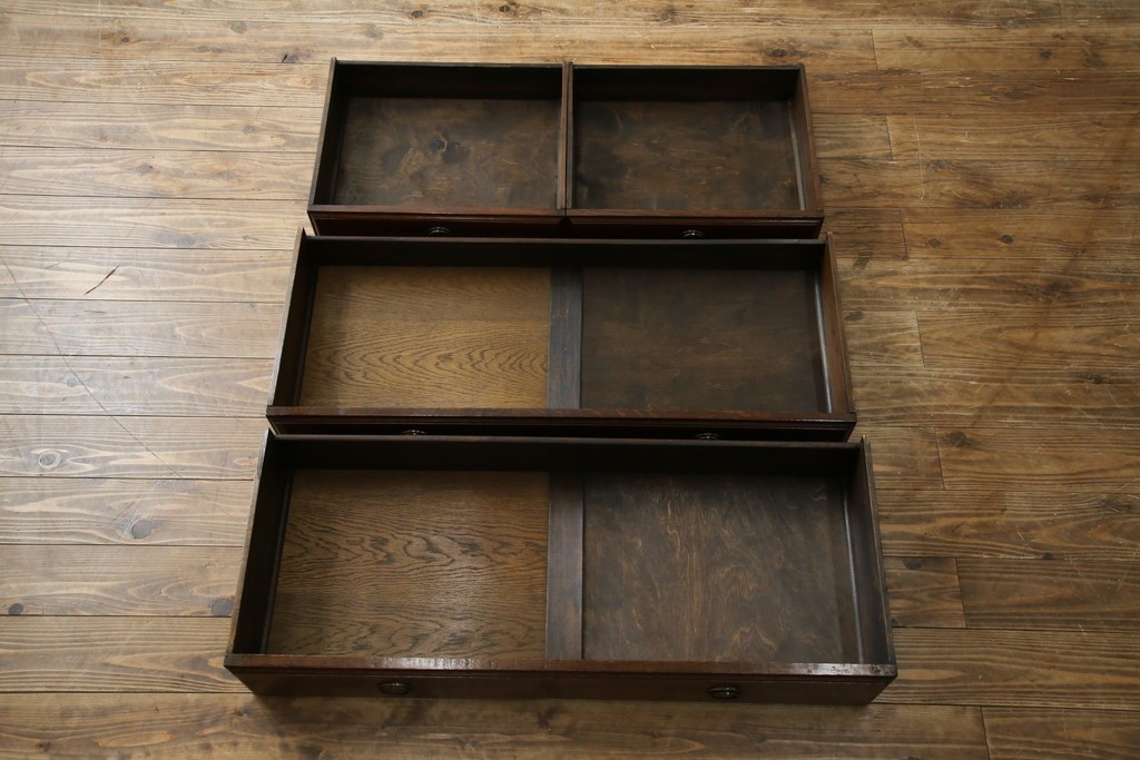 イギリスアンティーク　オーク材　ドレッシングチェスト　(R-057138)