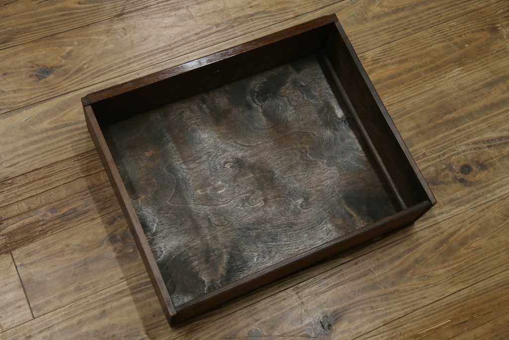 イギリスアンティーク　オーク材　ドレッシングチェスト　(R-057138)