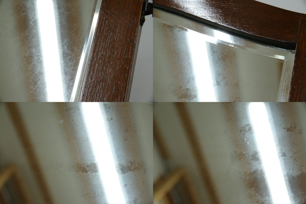 イギリスアンティーク　オーク材　ドレッシングチェスト　(R-057138)