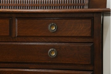 イギリスアンティーク　オーク材　ドレッシングチェスト　(R-057138)