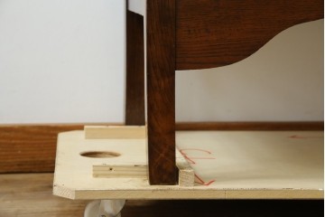 イギリスアンティーク　オーク材　ドレッシングチェスト　(R-057138)