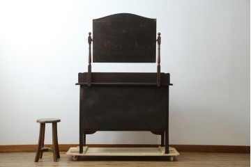 イギリスアンティーク　オーク材　ドレッシングチェスト　(R-057138)