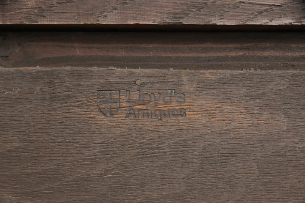 イギリスアンティーク　オーク材　ドレッシングチェスト　(R-057138)