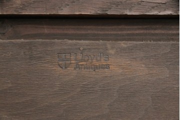 イギリスアンティーク　オーク材　ドレッシングチェスト　(R-057138)